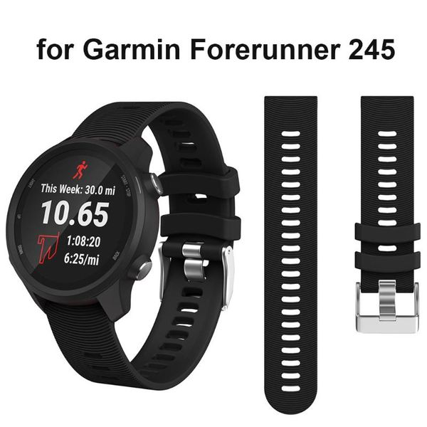 watch bands silicone band for garmin forerunner 245 / 245m strap wrist bracelet watchband garmin245 garmin245m correa de reloj, Black;brown
watch bands silicone band for garmin forerunner 245 / 245m strap wrist bracelet watchband garmin245 garmin245m correa de reloj, Black;brown