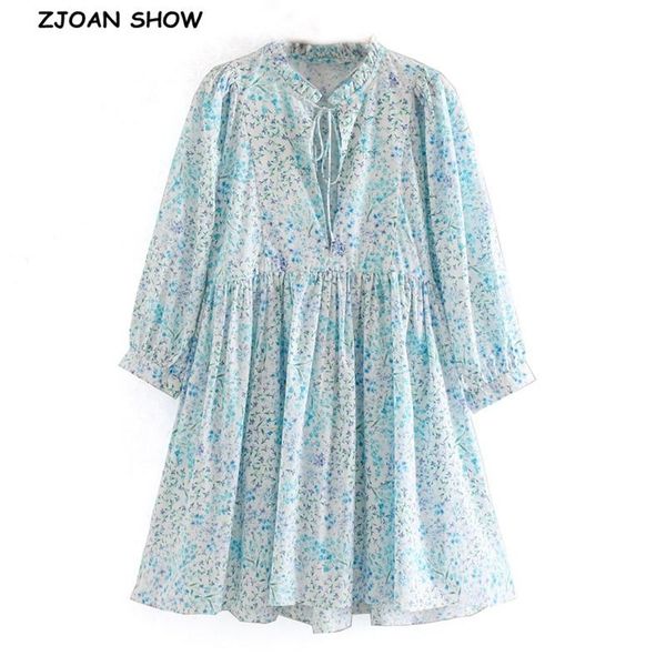 vintage floral print long sleeve short dress poplin elegant women lacing up bandage slit ruffles collar loose dresses casual, Black;gray
vintage floral print long sleeve short dress poplin elegant women lacing up bandage slit ruffles collar loose dresses casual, Black;gray