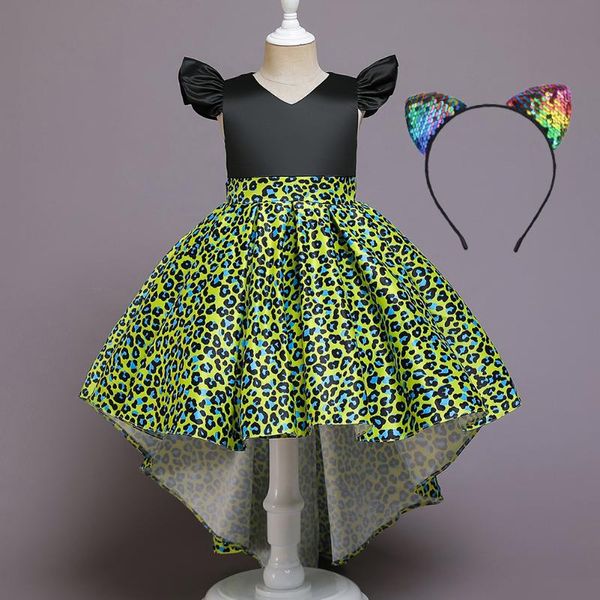 girl's dresses children clothing girls dress leopard print v-neck princess trailing performance costume printing halloween 2-10y, Red;yellow
girl's dresses children clothing girls dress leopard print v-neck princess trailing performance costume printing halloween 2-10y, Red;yellow