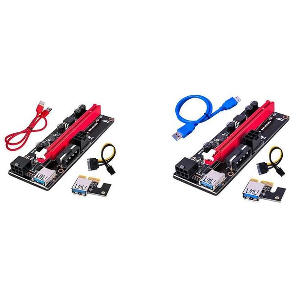 10pcs pci-e riser board 1x om 16x gpu extender card usb 3.0 adapter met 6pin interface computer cables & connectors
10pcs pci-e riser board 1x om 16x gpu extender card usb 3.0 adapter met 6pin interface computer cables & connectors
