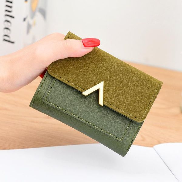wallets artmi ladies leather wallet card holder retro student bag simple buckle, Red;black
wallets artmi ladies leather wallet card holder retro student bag simple buckle, Red;black