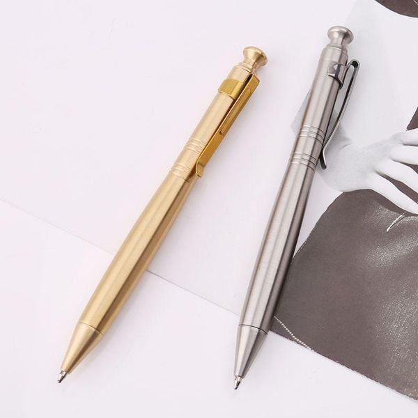 ballpoint pens w3jd luxury stainless steel brass business office pen school supplies stationery 0.5mm nib, Blue;orange
ballpoint pens w3jd luxury stainless steel brass business office pen school supplies stationery 0.5mm nib, Blue;orange