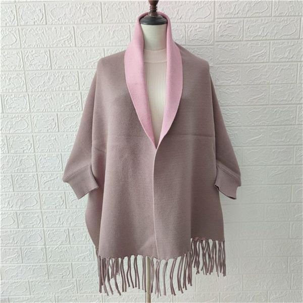 scarves 2021 women soft warm cashmere ladies autumn winter shawl wrap, Blue;gray