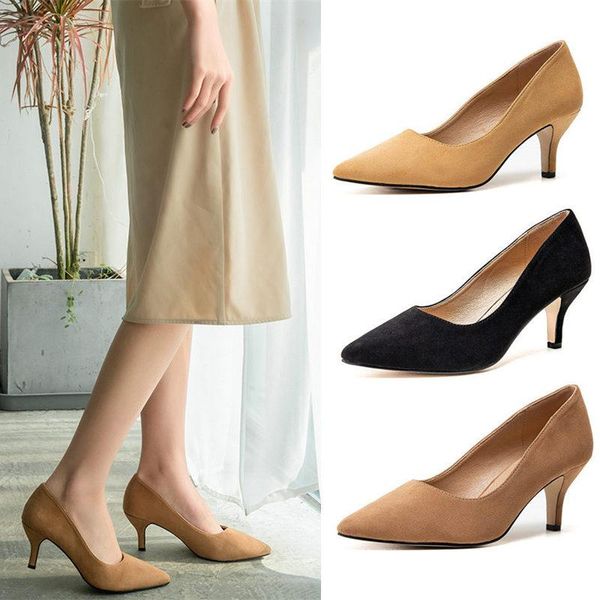 dress shoes pointed toe work career pumps stiletto thin heels office lady elegant sandals med leisure suede singles plus size, Black
dress shoes pointed toe work career pumps stiletto thin heels office lady elegant sandals med leisure suede singles plus size, Black