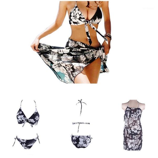 women's swimwear women bikini push up swimsuit and veil 3 pieces xxxl, White;black 
women's swimwear women bikini push up swimsuit and veil 3 pieces xxxl, White;black