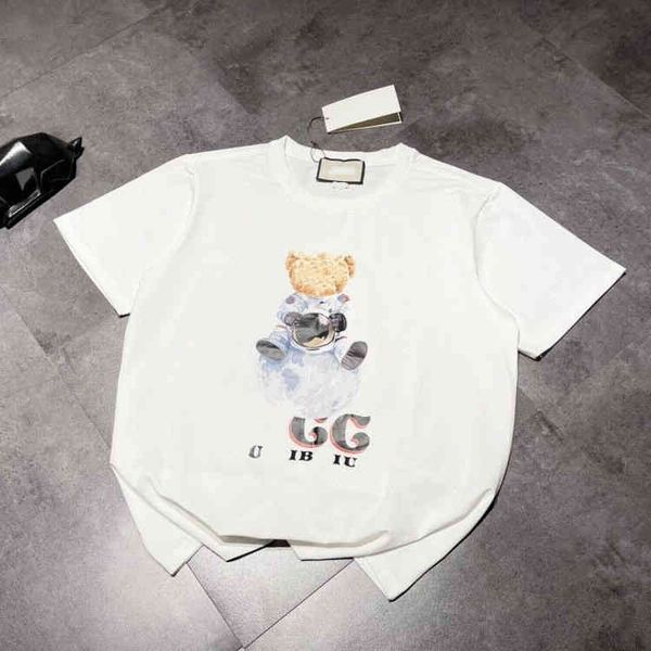 2022 factory wholesale new 21 spring and summer fashion gujia astronaut bear age reduction cute leisure fresh couple short sleeve, White
2022 factory wholesale new 21 spring and summer fashion gujia astronaut bear age reduction cute leisure fresh couple short sleeve, White