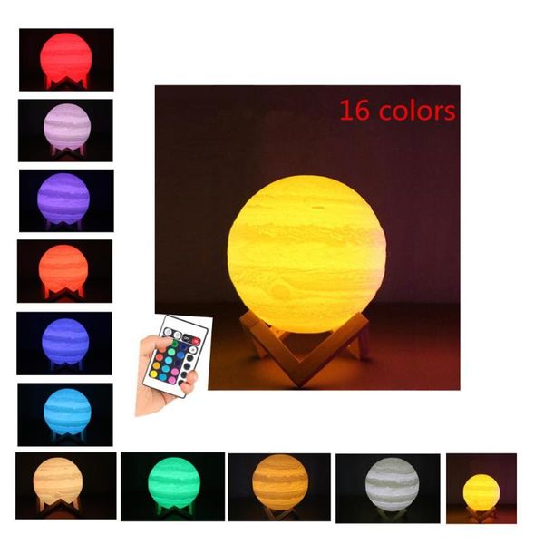 dishykooker led 3d print jupiter shape 16 colors change night light with remote control home decor modules
dishykooker led 3d print jupiter shape 16 colors change night light with remote control home decor modules