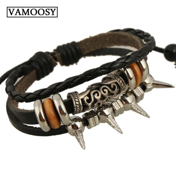 charm bracelets metal cone stud spikes rivet skull leather biker wristband cuff punk rock bangles for women men beads jewelry, Golden;silver
charm bracelets metal cone stud spikes rivet skull leather biker wristband cuff punk rock bangles for women men beads jewelry, Golden;silver