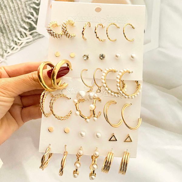 fnio vintage gold geometric women fashion tassel crystal pearl set of hollow square earrings jewelry gifts, Golden
fnio vintage gold geometric women fashion tassel crystal pearl set of hollow square earrings jewelry gifts, Golden