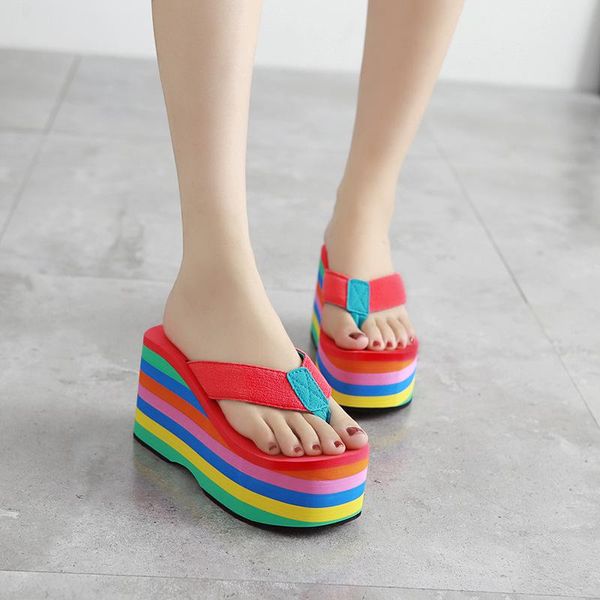 multicolored sandals shoes woman 2021 slippers for swimming pool low rubber flip flops platform on a wedge beach summer flat, Black
multicolored sandals shoes woman 2021 slippers for swimming pool low rubber flip flops platform on a wedge beach summer flat, Black