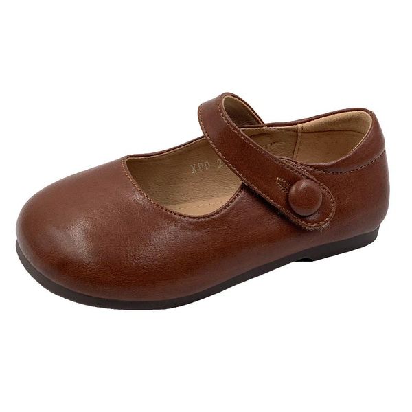 spring children' shoes korean girls' one button leather princess soft soled flat, Black;grey
spring children' shoes korean girls' one button leather princess soft soled flat, Black;grey