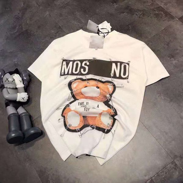 fashion mos home clip bear digital printing cute age reduction round neck loose short sleeve slim couple t-shirt, White
fashion mos home clip bear digital printing cute age reduction round neck loose short sleeve slim couple t-shirt, White