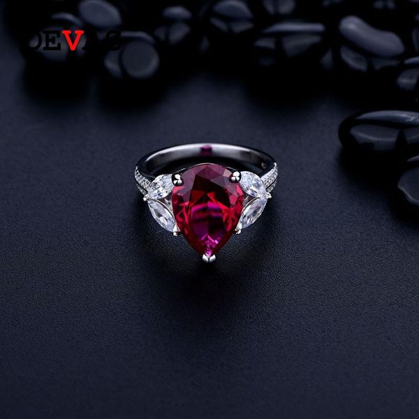 cluster rings oevas 100% 925 sterling silver 10*14mm water drop ruby wedding for women sparkling engagement party fine jewelry wholesale, Golden;silver
cluster rings oevas 100% 925 sterling silver 10*14mm water drop ruby wedding for women sparkling engagement party fine jewelry wholesale, Golden;silver