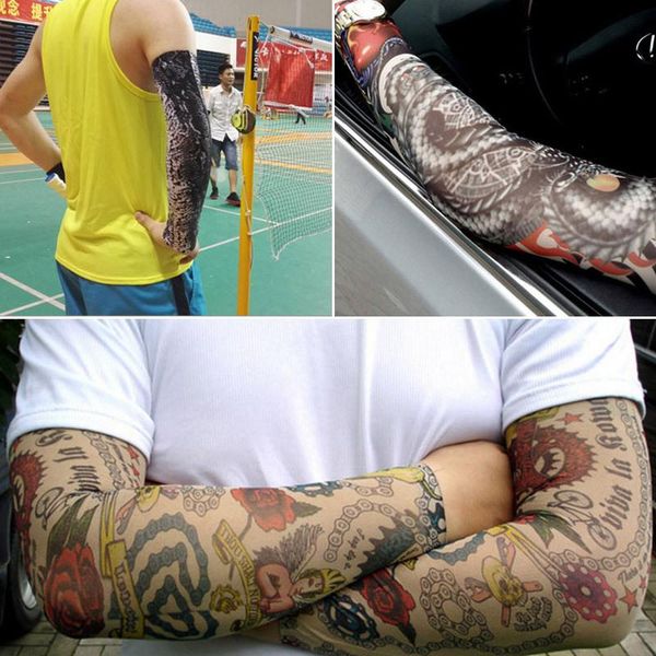 2pcs cycling sleeves tattoo printed armwarmer uv protection bicycle nylon arm ridding outdoor men elbow & knee pads, Black;gray
2pcs cycling sleeves tattoo printed armwarmer uv protection bicycle nylon arm ridding outdoor men elbow & knee pads, Black;gray