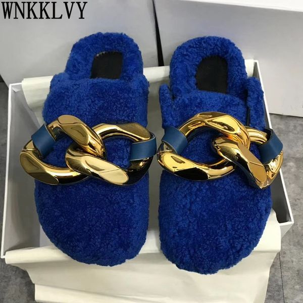 70% off wholesale sandals flip-flops big gold chain thick sole fur mules women flat closed toe half slippers lazy loafers autumn outdoor coz, Black
70% off wholesale sandals flip-flops big gold chain thick sole fur mules women flat closed toe half slippers lazy loafers autumn outdoor coz, Black