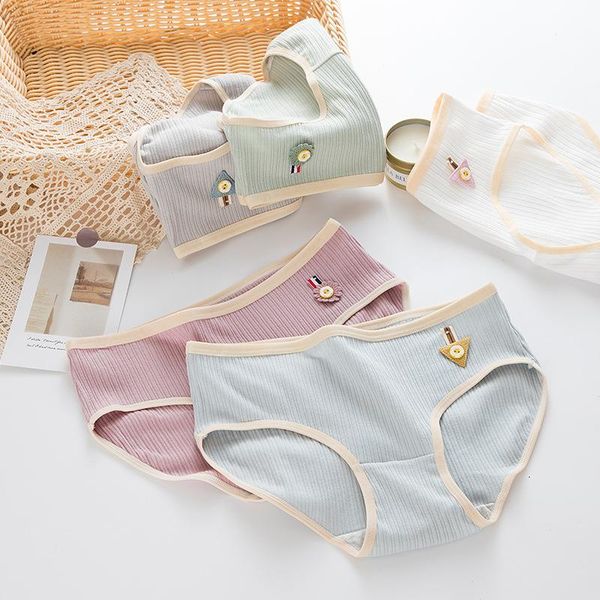 6pcs/set cotton underpants girl's middle waist simple pure color thread cute breathable bag hip children's briefs panties, Camo
6pcs/set cotton underpants girl's middle waist simple pure color thread cute breathable bag hip children's briefs panties, Camo