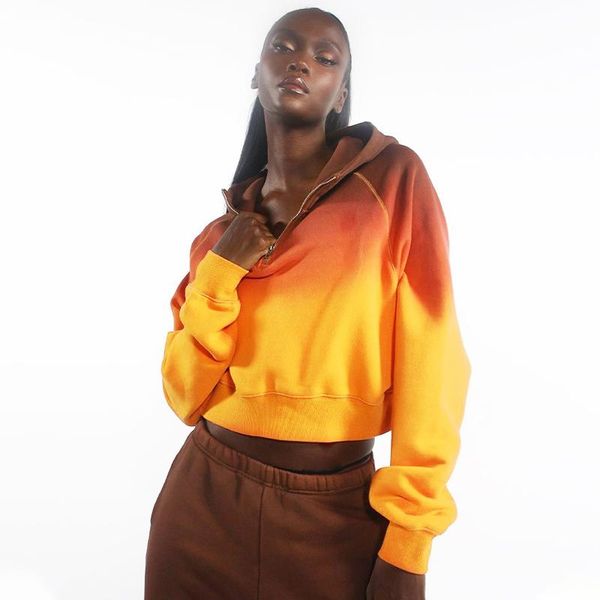 women's jackets women zipper hoodies crop fashion loose drop shoulder long sleeve pullover streetwear female coats for spring autumn, Black;brown
women's jackets women zipper hoodies crop fashion loose drop shoulder long sleeve pullover streetwear female coats for spring autumn, Black;brown