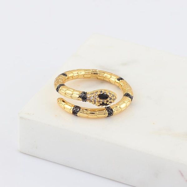 cluster rings 2021 copper zircon snake ring adjustable animal luxury rock punk style for women party wedding jewelry lovers, Golden;silver
cluster rings 2021 copper zircon snake ring adjustable animal luxury rock punk style for women party wedding jewelry lovers, Golden;silver