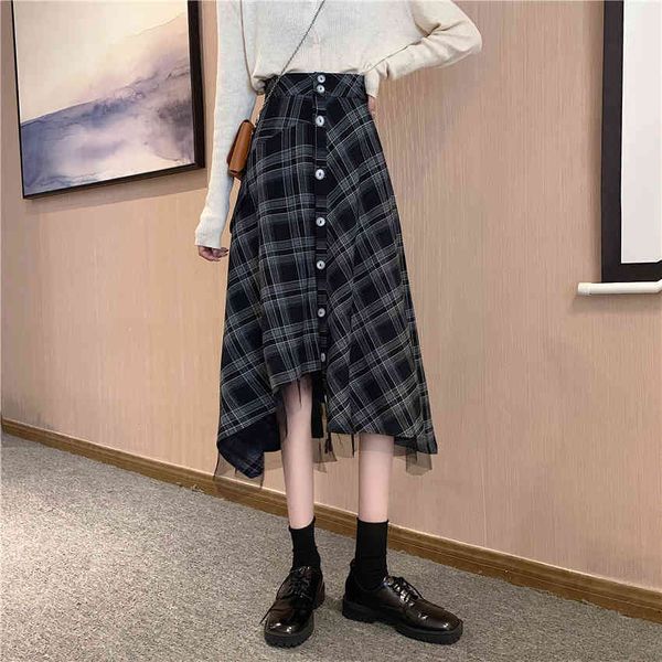 s-3xl,4xl plus size korean style high waist long skirts woman spring mesh patch plaid a-line pleated womens (n0073) 210508, Black
s-3xl,4xl plus size korean style high waist long skirts woman spring mesh patch plaid a-line pleated womens (n0073) 210508, Black