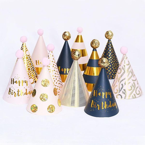 1pcs 1 2 3 birthday caps cute bronzing paper 1st hat born baby headband year party decorations decoration
1pcs 1 2 3 birthday caps cute bronzing paper 1st hat born baby headband year party decorations decoration