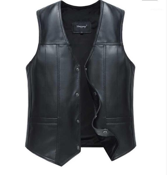 men's vests fleece mens waistcoat genuine sheepskin leather vest male business casual solid autumn winter warm sleeveless jackets, Black;white
men's vests fleece mens waistcoat genuine sheepskin leather vest male business casual solid autumn winter warm sleeveless jackets, Black;white