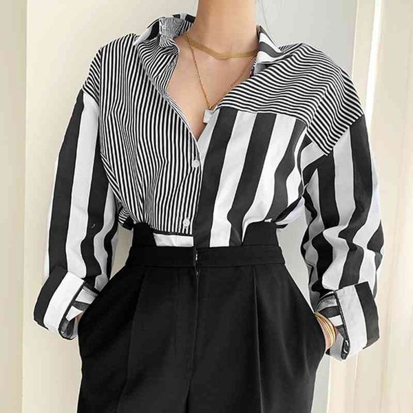 women's blouses & shirts new striped oversize women femme casual womens blouse girls shirt chic long sleeve plus size blusas, White
women's blouses & shirts new striped oversize women femme casual womens blouse girls shirt chic long sleeve plus size blusas, White