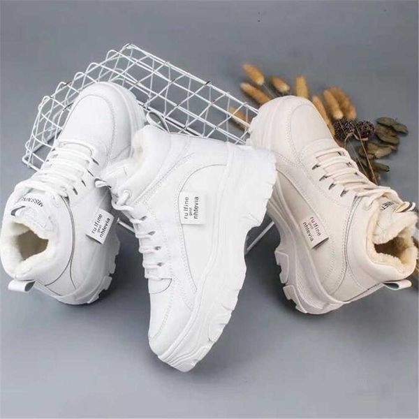 women winter snow boots new fashion style high cotton shoes casual waterproof warm female lace up sneakers white beige 35-40 y1018, Black
women winter snow boots new fashion style high cotton shoes casual waterproof warm female lace up sneakers white beige 35-40 y1018, Black