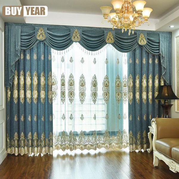 curtain & drapes 2021 gold cord embroidery european style chenille living room bedroom wedding blackout fabric
curtain & drapes 2021 gold cord embroidery european style chenille living room bedroom wedding blackout fabric
