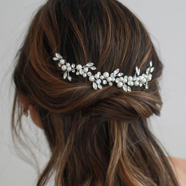 hair clips & barrettes floralbride handmade silver color clear crystal rhinestones pearls bridal vine headband women girl jewelry, Golden;silver
hair clips & barrettes floralbride handmade silver color clear crystal rhinestones pearls bridal vine headband women girl jewelry, Golden;silver