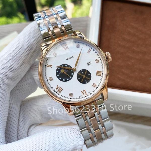 wristwatches luxury men crystal sun and star watches automatic mechanical wrist watch roman number clock male multifunction calendar, Slivery;brown
wristwatches luxury men crystal sun and star watches automatic mechanical wrist watch roman number clock male multifunction calendar, Slivery;brown