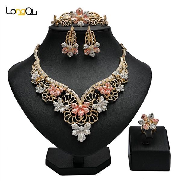earrings & necklace right african bridal jewelry sets noble gold-colorful wholesale nigerian wiman wedding set, Silver
earrings & necklace right african bridal jewelry sets noble gold-colorful wholesale nigerian wiman wedding set, Silver