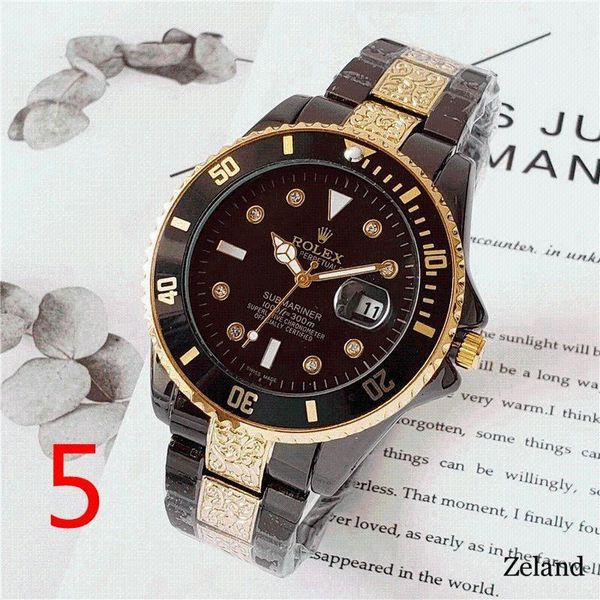 wristwatches fashion men's luxury designer watch quartz classic black steel band calendar business brand gifts 061, Slivery;brown
wristwatches fashion men's luxury designer watch quartz classic black steel band calendar business brand gifts 061, Slivery;brown