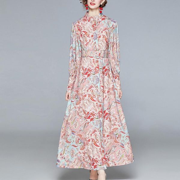 casual dresses 2021 fall style boho retro print belt party long sleeve single breasted slim temperament mopping dress women's clothing, Black;gray
casual dresses 2021 fall style boho retro print belt party long sleeve single breasted slim temperament mopping dress women's clothing, Black;gray