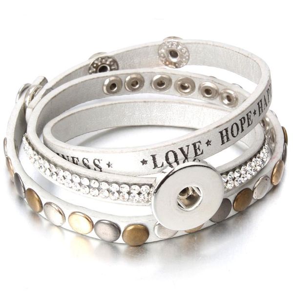 charm bracelets leather snap button bracelet for women diy 18mm 12mm snaps crystal boho multi layer wrap femme jewelry ze484, Golden;silver
charm bracelets leather snap button bracelet for women diy 18mm 12mm snaps crystal boho multi layer wrap femme jewelry ze484, Golden;silver