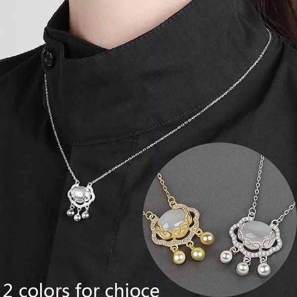 pendant necklaces longevity lock necklace personality temperament water drop flow safe lady gift for mom and friend, Silver
pendant necklaces longevity lock necklace personality temperament water drop flow safe lady gift for mom and friend, Silver