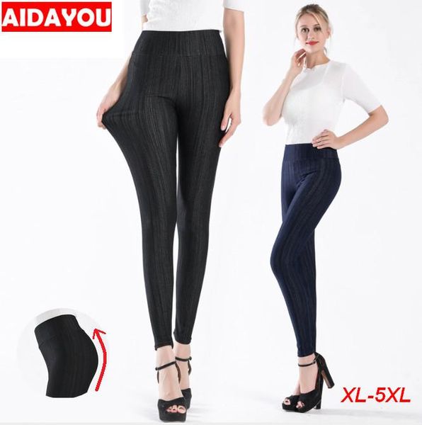 women's jeans womens fake high waisted good elastic push up bulifting 5xl trousers legging ouc561, Blue
women's jeans womens fake high waisted good elastic push up bulifting 5xl trousers legging ouc561, Blue