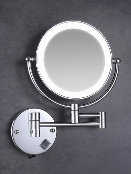 mirrors silver-plated mirror bathroom cosmetic fastening screw led with lamp beauty anti-wear rubber ring wall-mounted toi
mirrors silver-plated mirror bathroom cosmetic fastening screw led with lamp beauty anti-wear rubber ring wall-mounted toi