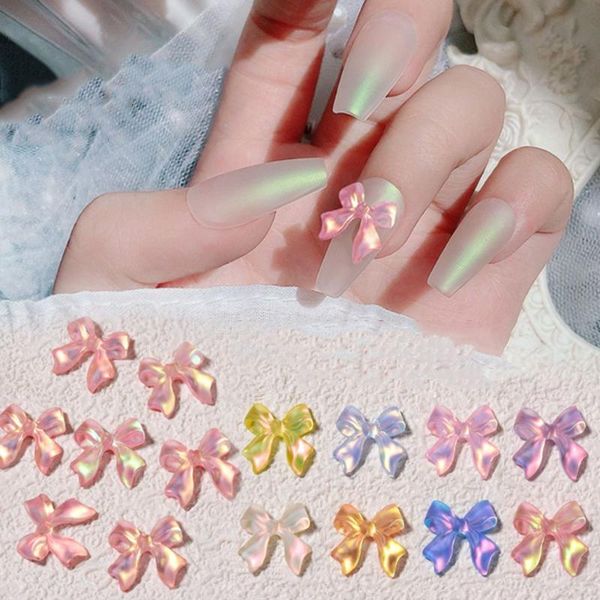 nail art decorations 10pcs three-dimensional aurora bowknot jewelry resin symphony ribbon manicure accessories diy ornament, Silver;gold
nail art decorations 10pcs three-dimensional aurora bowknot jewelry resin symphony ribbon manicure accessories diy ornament, Silver;gold