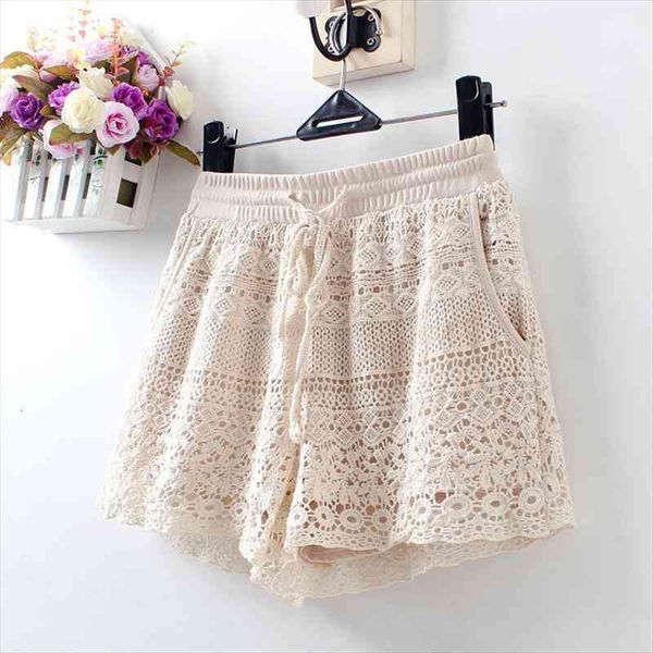 casual high waist elastic three-point lace crochet women shorts drawstring solid color bow literary retro shorts for women, White;black
casual high waist elastic three-point lace crochet women shorts drawstring solid color bow literary retro shorts for women, White;black