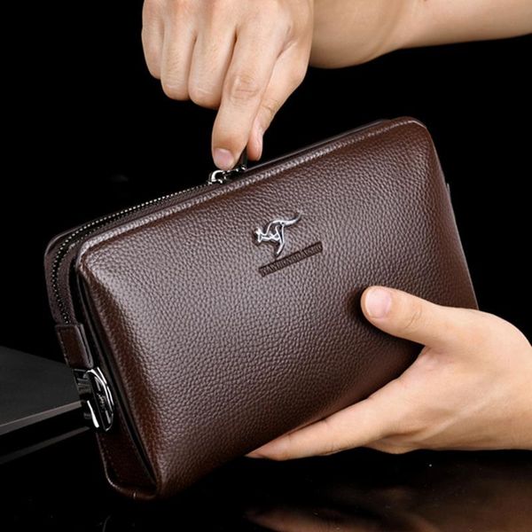 wallets business men's clutch bag large capacity password lock open long leather men purse handbag card holder phone wallet 2021, Red;black
wallets business men's clutch bag large capacity password lock open long leather men purse handbag card holder phone wallet 2021, Red;black