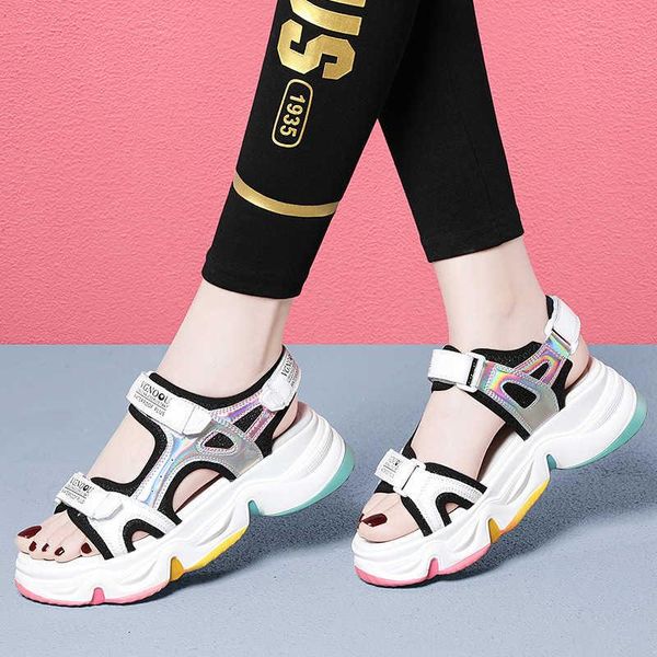 sandals golden rainbow bottom women's slope heel 2021 summer daddy sports shoes ins net red, Black
sandals golden rainbow bottom women's slope heel 2021 summer daddy sports shoes ins net red, Black