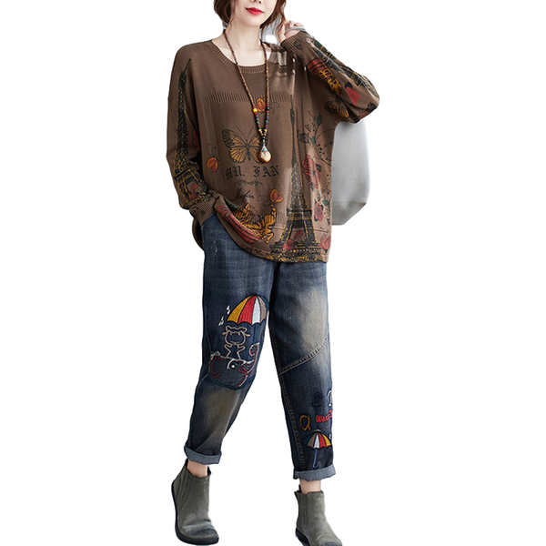 women's sweaters 2021 korean ladies vintage streetwear womens casual loose printed knitted oversized pullovers fashion chombas mujer, White;black
women's sweaters 2021 korean ladies vintage streetwear womens casual loose printed knitted oversized pullovers fashion chombas mujer, White;black
