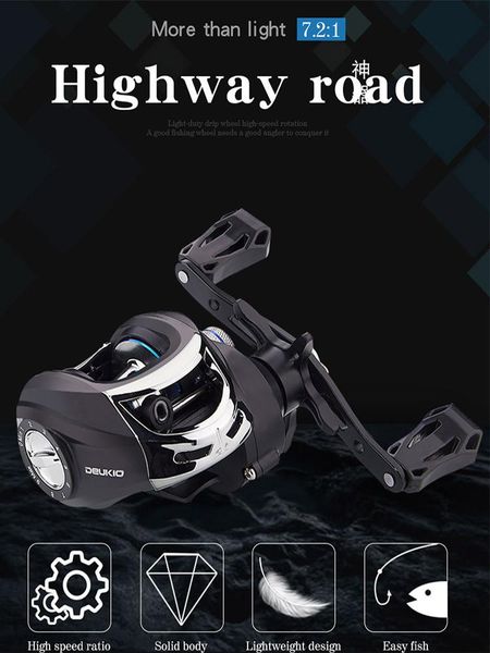high-speed baitcasting reel101 fishing reel 7.2:1speed ratio labor saving double rocker 4+1bb universal carp reels
high-speed baitcasting reel101 fishing reel 7.2:1speed ratio labor saving double rocker 4+1bb universal carp reels