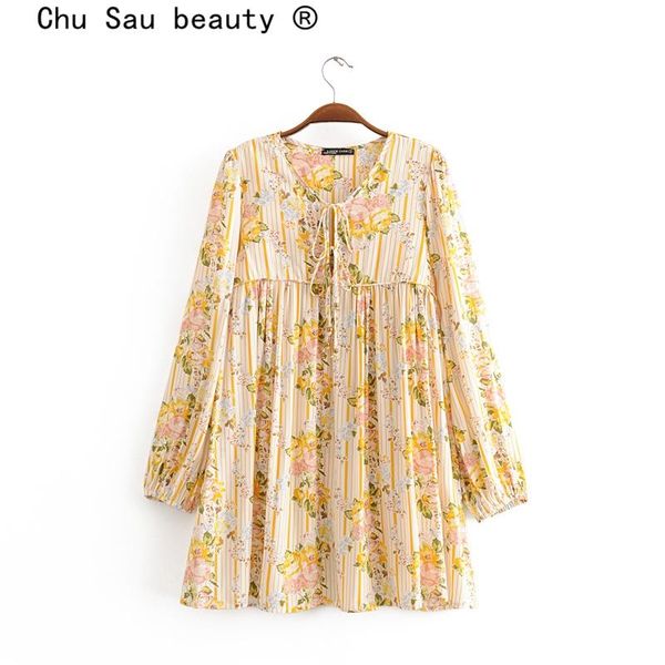 casual dresses chu sau beauty fashion boho floral print summer mini dress women beach chic v-neck bow tie loose female holiday wear, Black;gray
casual dresses chu sau beauty fashion boho floral print summer mini dress women beach chic v-neck bow tie loose female holiday wear, Black;gray