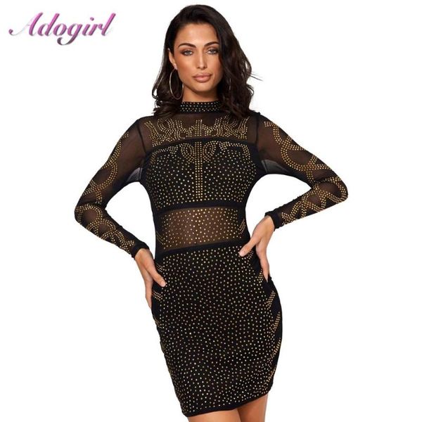 casual dresses diamond sheer mesh evening party club bodycon mini dress women elegant long sleeve mock neck streetwear vestidos, Black;gray
casual dresses diamond sheer mesh evening party club bodycon mini dress women elegant long sleeve mock neck streetwear vestidos, Black;gray