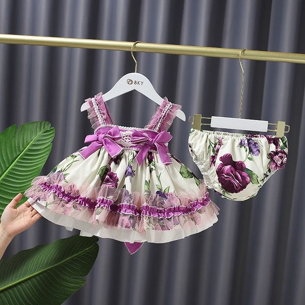 sweet summer dress for girls kids princess bow clothes set children baby infant floral dress+pp shorts party sets 1-5 years, White
sweet summer dress for girls kids princess bow clothes set children baby infant floral dress+pp shorts party sets 1-5 years, White