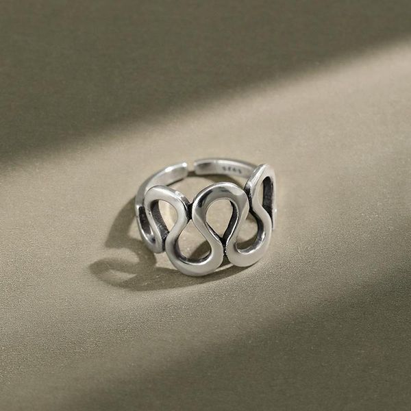 cluster rings retro ins authentic s925 sterling silver fine jewelry hollow wave band ring geometric tlj1127, Golden;silver
cluster rings retro ins authentic s925 sterling silver fine jewelry hollow wave band ring geometric tlj1127, Golden;silver