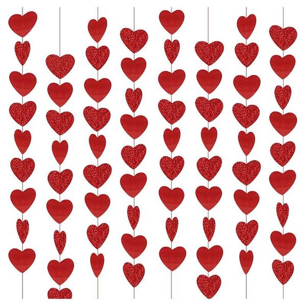 decorative objects & figurines 12pc red glitter heart-shaped garland decoration-valentine's day lanyard
decorative objects & figurines 12pc red glitter heart-shaped garland decoration-valentine's day lanyard
