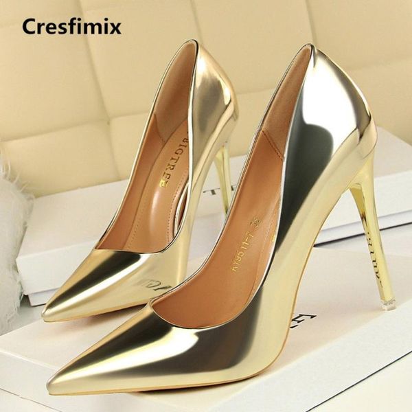 cresfimix tacones altos women spring & summer golden slip on high heel shoes lady cute comfortable super heels a2743 dress, Black
cresfimix tacones altos women spring & summer golden slip on high heel shoes lady cute comfortable super heels a2743 dress, Black
