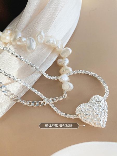 chains s925 sterling silver starry irregular heart necklace female clavicle chain light luxury minority
chains s925 sterling silver starry irregular heart necklace female clavicle chain light luxury minority